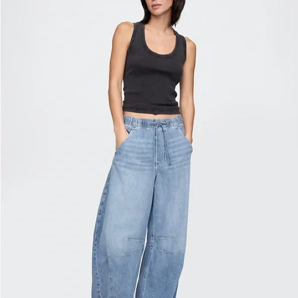 GAP Mid Rise UltraSoft Easy Horseshoe Jeans - Picture 1 of 11